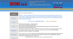 Desktop Screenshot of betrix.sk